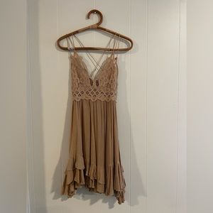Free People Adella Slip Dress